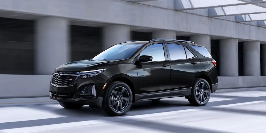 Chevrolet Equinox RS en la carretera.